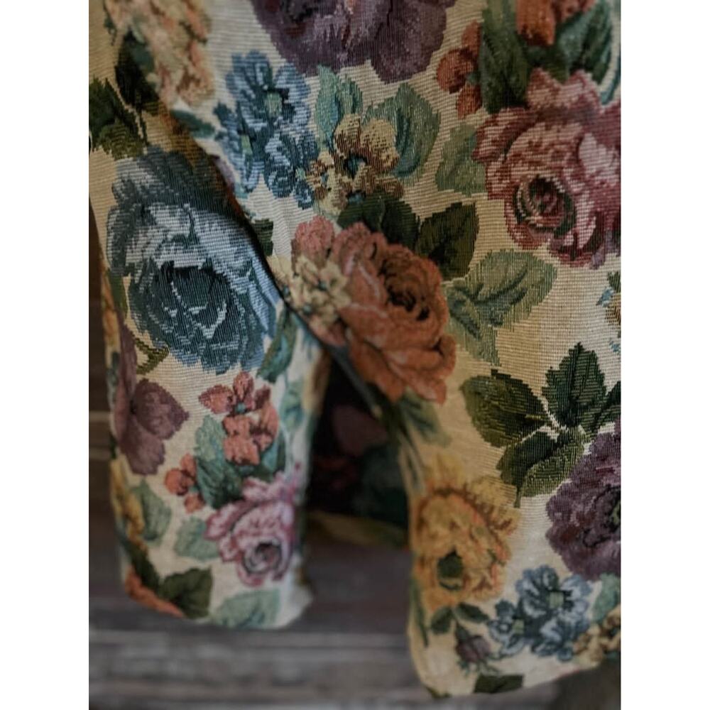 NWT Fashion Nova Floral Tapestry Corset Mini Dress Ren Faire Cottage Bodycon - Picture 5 of 11
